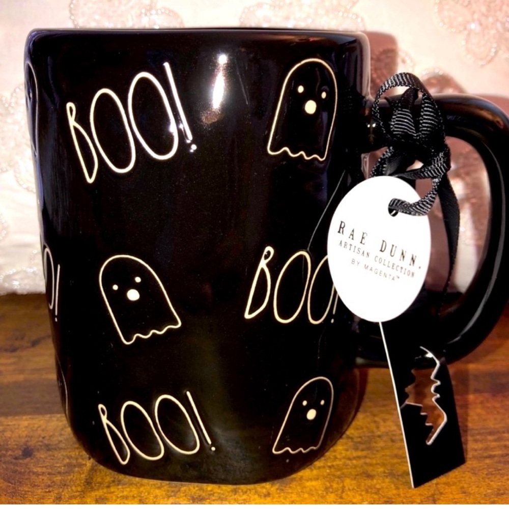 Rae Dunn Ghosts & Boo Halloween Mug, Artisan Collection, NWT